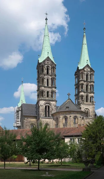 Bamberg Cathedral Bamberg Upper Franconia Bavaria Germany Europe — 图库照片