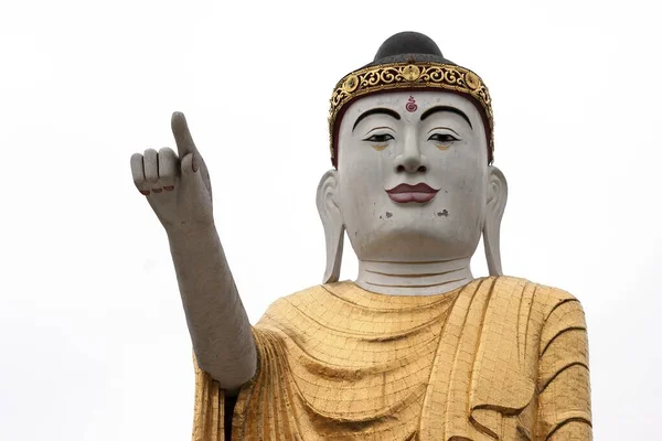 Estatua Gran Buda Kyaing Tong Triángulo Oro Del Estado Shan — Foto de Stock