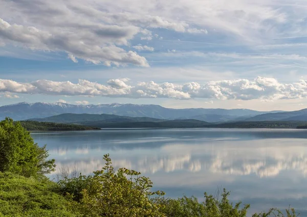 Ogosta Reservoar Med Utsikt Över Balkanområdet Montana Provinsen Bulgarien Europa — Stockfoto
