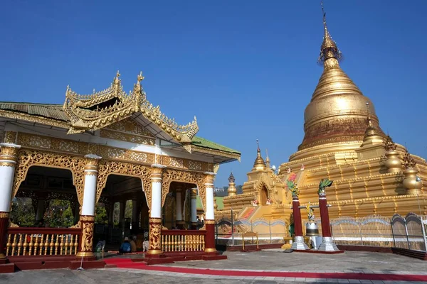 Maha Awka Marazz Pagoda Mandalay Division Mandalay Myanmar Asia — стоковое фото