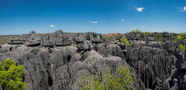 Karst landscape, Tsingy, Tsingy du Bemaraha National Park, Unesco World Heritage Site, Mahajanga, Madagascar, Africa  clipart