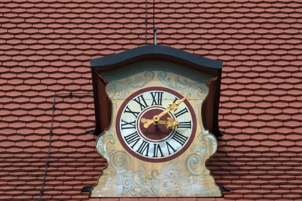 Clock Tower Mariahilfberg Monastery Building Amberg Άνω Παλατινάτο Βαυαρία Γερμανία — Φωτογραφία Αρχείου