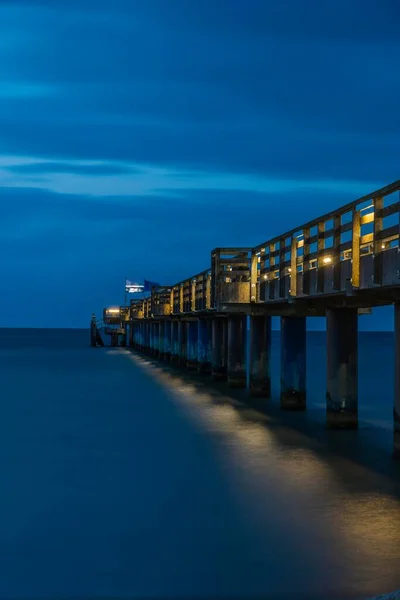 Pier Sera Mar Baltico Bad Boltenhagen Meclemburgo Pomerania Occidentale Germania — Foto Stock