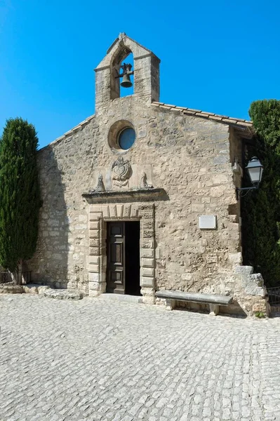 Penitents Chapel Medieval Village Les Baux Provence Bouches Rhone Provence — 스톡 사진