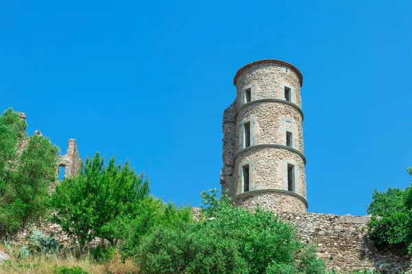 Grimaud Castle Var Provence Alpes Cote Azur Region France Europe — стоковое фото