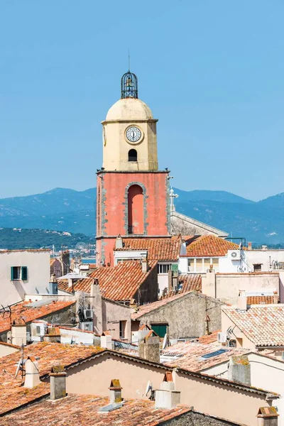 Campanario Nuestra Señora Asunción Saint Tropez Var Provenza Alpes Costa — Foto de Stock