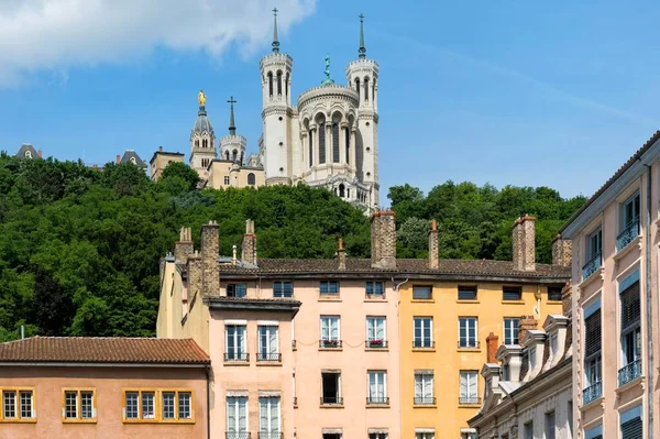 Basílica Notre Dame Fourvire Patrimonio Humanidad Unesco Lyon Ródano Francia — Foto de Stock