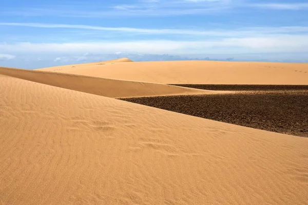 Dunes Maspalomas Dunes Nature Reserve Gran Canaria Κανάριοι Νήσοι Ισπανία — Φωτογραφία Αρχείου