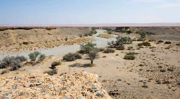 Sesriem Canyon Dry River Tsauchab Namibia Africa — Stock Photo, Image