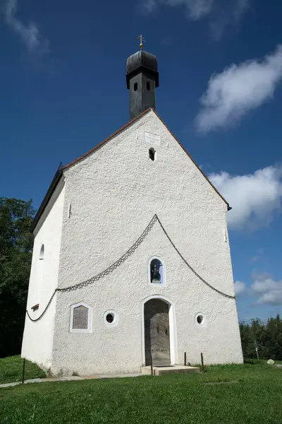 Leonhardikapelle Chapel Calvary Bad Tlz Upper Bavaria Bavaria Germany Europe — Stock Photo, Image