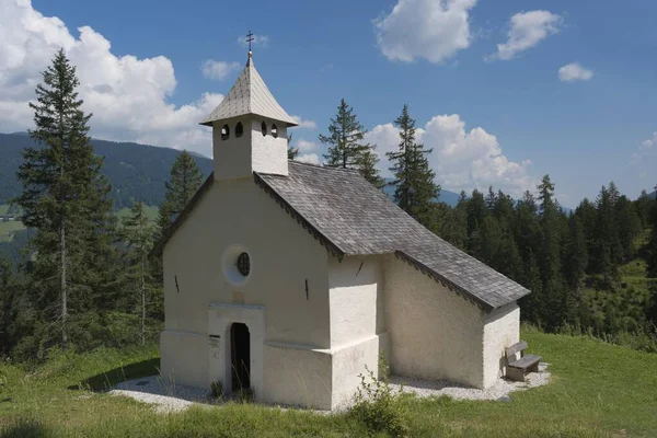 Kapellet Salvador San Candido 1594 Sesto Dolomiterna Naturparken Alperna Sydtyrolen — Stockfoto