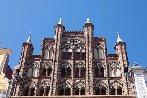 Nikolaus Kyrka Stralsund Mecklenburg Vorpommern Tyskland Europa — Stockfoto