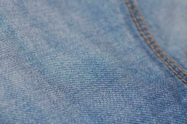 Blue Texture Maden Piece Jeans Blurred Toned — Stock Photo, Image