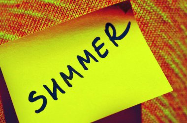 yazıt yaz, tonda yazı metin ile sarı etiket