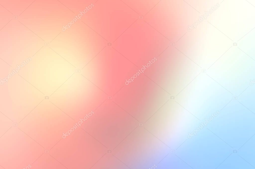 Abstract pastel soft colorful smooth blurred textured background off focus toned in red, light blue and white color. Can be used as a wallpaper or for web design