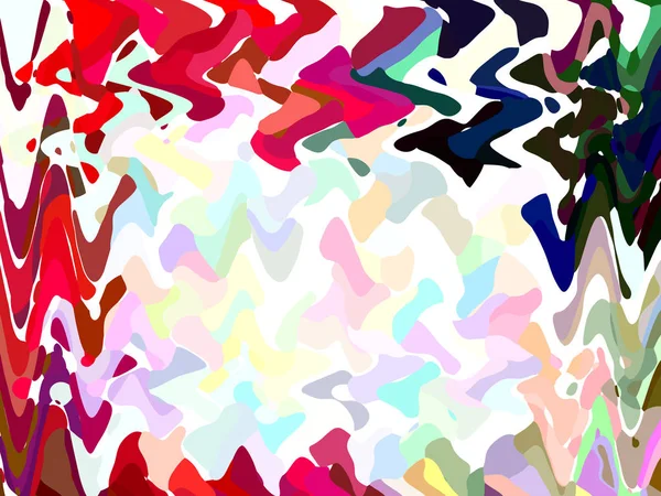 Abstrakte Futuristische Pastell Weich Bunt Glatt Unscharf Strukturiert Geometrischen Hintergrund — Stockfoto