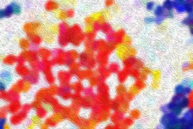 Soyut pastel yumuşak renkli yumuşak dokulu arka plan bulanık odak kapalı kırmızı, açık mavi ve beyaz renk tonlu. Duvar kağıdı olarak veya web tasarımı için kullanılabilir