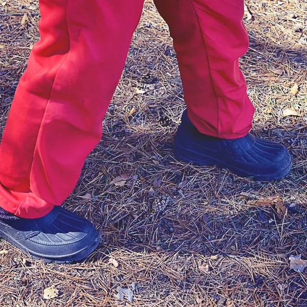 Zapatillas Goma Piernas Mujer Par Chanclas Tonificadas — Foto de Stock