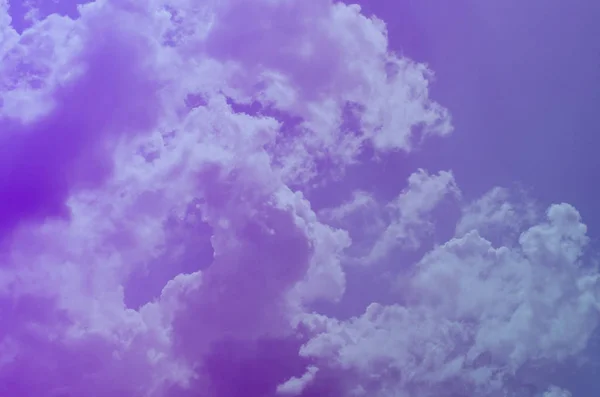 Natur Hintergrund Flauschige Weiche Wolken Himmel — Stockfoto