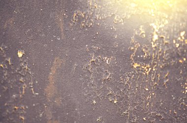 Soyut demir doku arka planda grunge tarzı portre