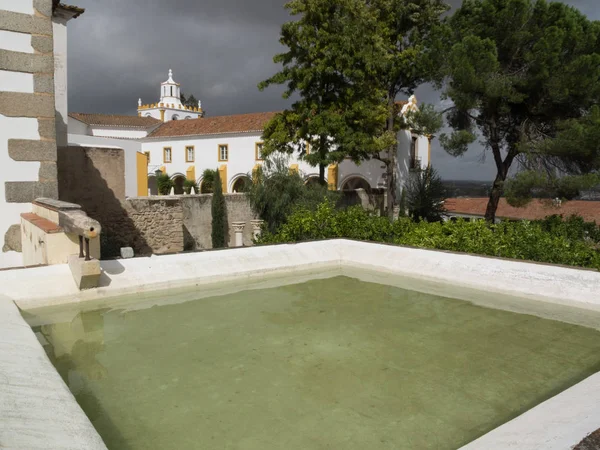 Vista Evora Justo Antes Tormenta Portugal — Foto de Stock