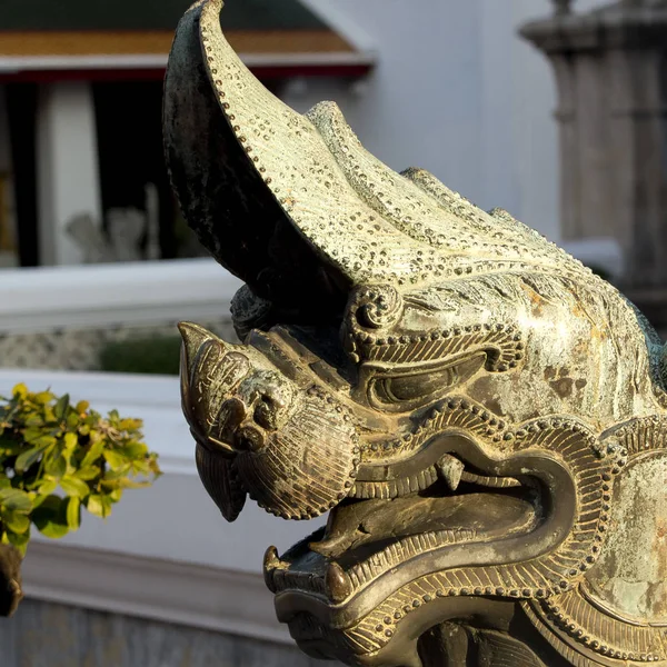 Bangkok Tailândia Janeiro13 2017 Palácio Real Detalhe Ornamento Corrimão Como — Fotografia de Stock