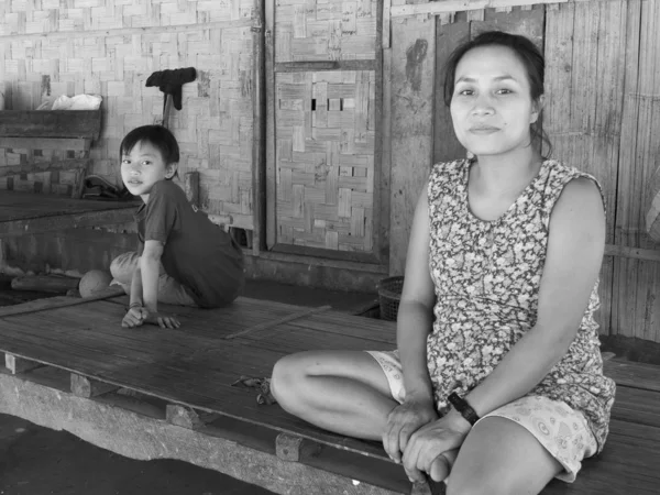 Ban Nan Soi Muang Son Province Tayland Ocak 2017 Myanmar — Stok fotoğraf