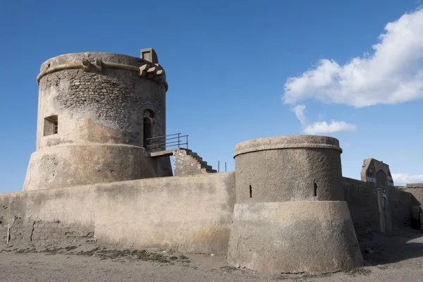 Nijar Cabo Gata Almeria Andaluzia Espanha Fevereiro 2019 Torre Vigia — Fotografia de Stock