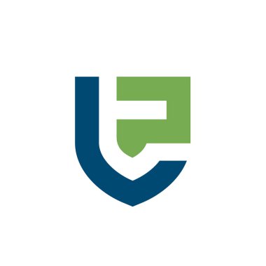 İlk harf LP veya LD, Vektör Logo Simgesi Tasarım Şablonu
