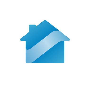 Ev logosu şablonu, emlak simgesi, ev işi sembolü