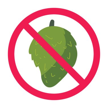 Kaynak suyu işareti yok, kaynak suyu işareti, kaynak meyvesi yasaklanmış sembol, kaynak suyu meyve vektör çizimi yemeyin, kırmızı çapraz daire simgesi