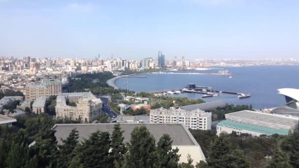 Baku Panoramiczny Widok Parku Górskiego — Wideo stockowe