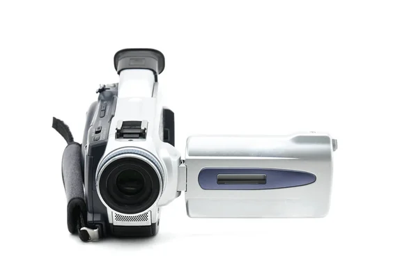 Półprofesjonalne Kamery Używane Fotografowania Klipy Wideo Białym Tle — Zdjęcie stockowe