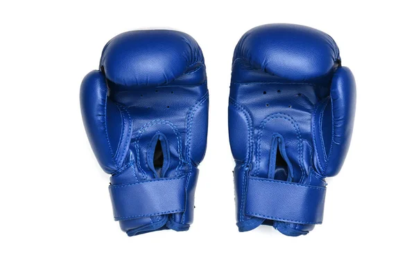 Guantes de boxeo sobre fondo blanco.Mitt — Foto de Stock