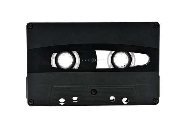 音を録音するオーディオカセット 70年代90年代 — ストック写真