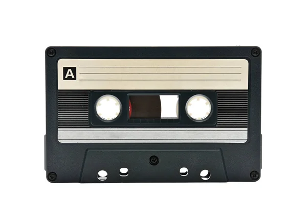Audio cassette to record sound 70s 90s years — Stock Photo, Image