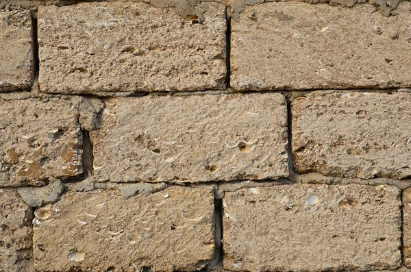 Стіни кладки пов'язані з цементом. Тло . — стокове фото
