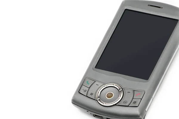 Old style smartphone phone on a white background.PDA phone