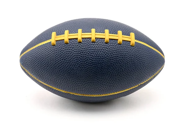 Pallone da football americano su sfondo bianco — Foto Stock