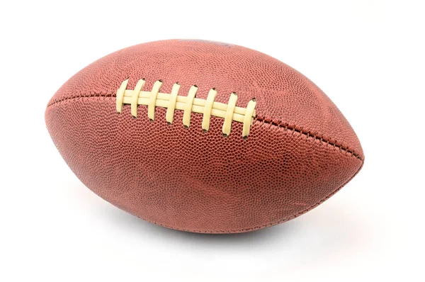 American football ball on a white background — Stock Photo, Image