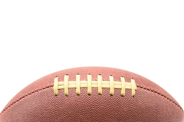 Ballon de football américain sur fond blanc — Photo