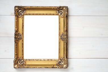 Resimler için klasik çerçeve ve ahşap üzerinde imparatorluk tarzı fotoğraflar.