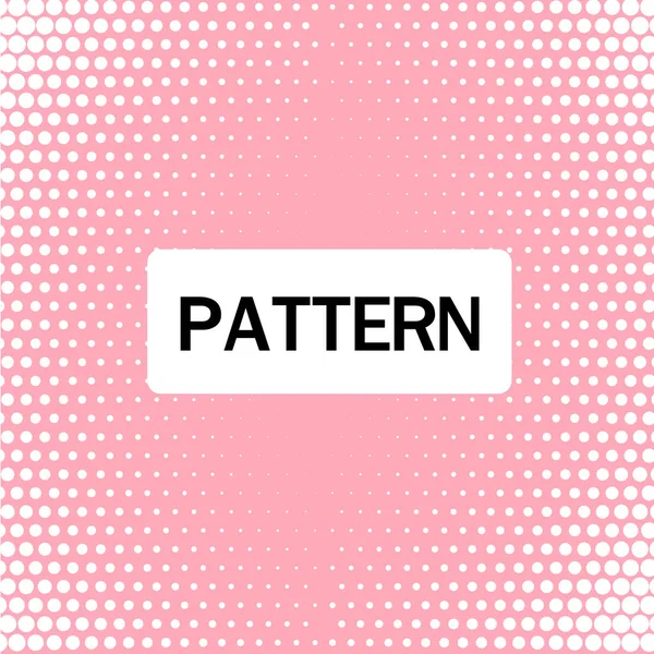 Abstracte Witte Stippen Patroon Roze Achtergrond Vector Image — Stockvector