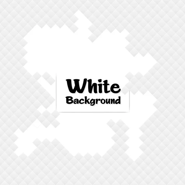 Graues Quadratisches Mosaik Weißer Hintergrund Vektorbild — Stockvektor