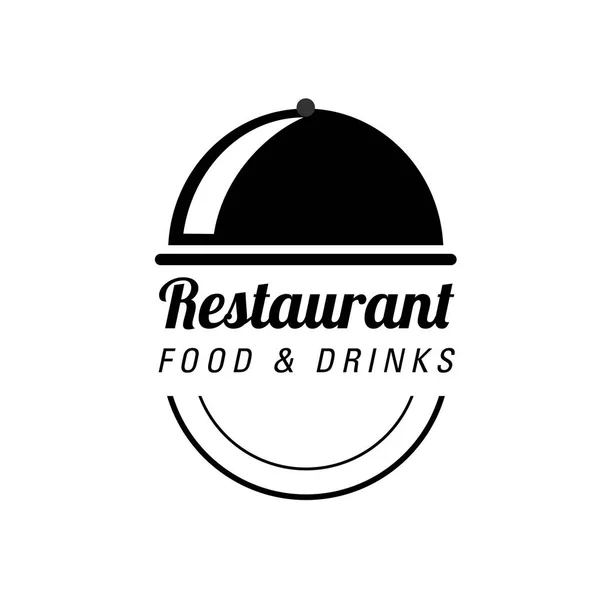 餐饮餐饮标志壶盖背景矢量图像 — 图库矢量图片