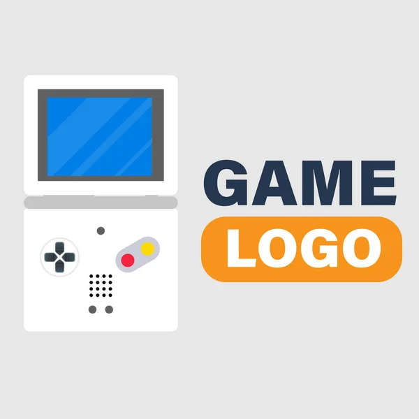 Logo Del Juego Game Boy Icon Fondo Vector Imagen — Archivo Imágenes Vectoriales