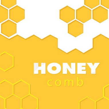 Soyut petek sarı desen arka plan vektör görüntü