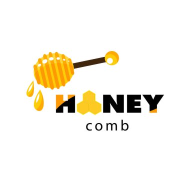 Petek bal ayı beyaz arka plan vektör görüntü