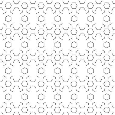 Soyut altıgen desen beyaz arka plan vektör görüntü