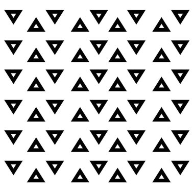 Soyut siyah üçgen desen tasarım vektör görüntü